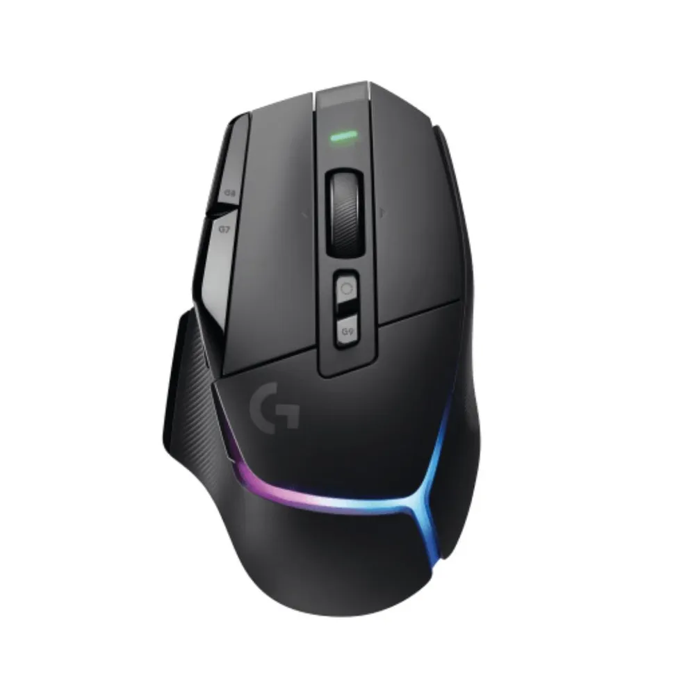 Мышь беспроводная/проводная Logitech Logitech G502 X PLUS LIGHTSPEED RGB, 25600dpi, оптическая светодиодная, Bluetooth/Радиоканал/USB, черный (910-006167)