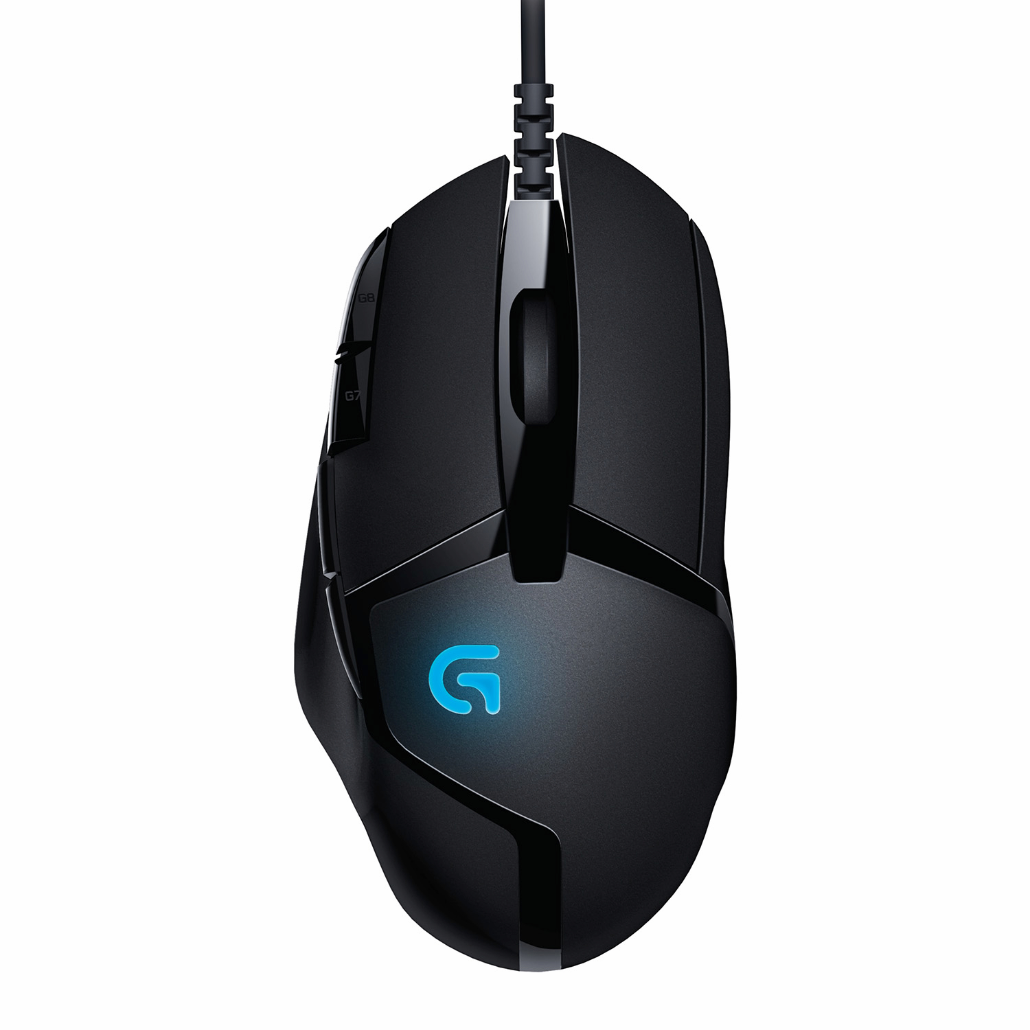 Мышь проводная Logitech G402, 4000dpi, оптическая лазерная, USB, черный (910-004070)