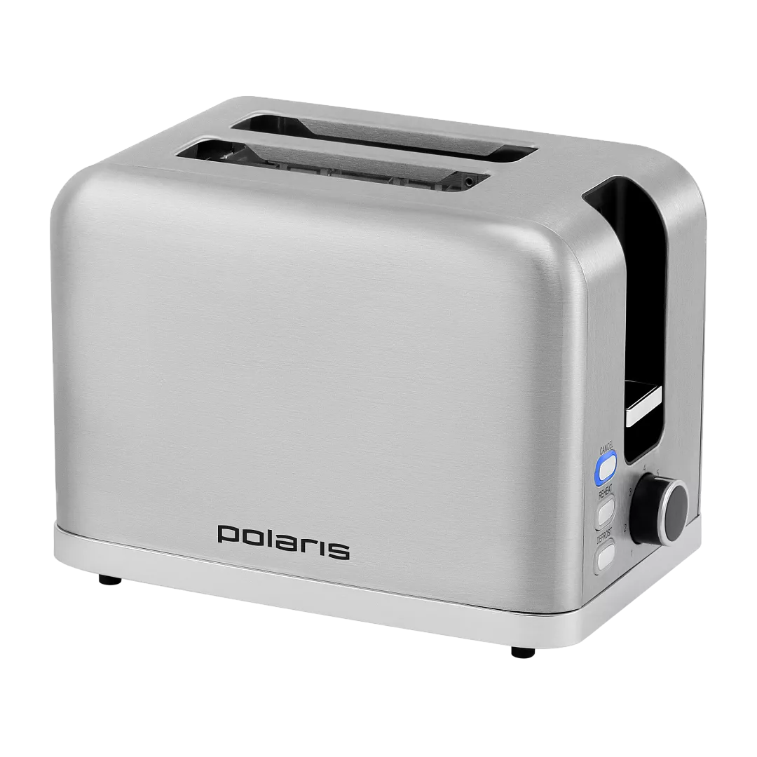 

Тостер Polaris PET 0923 930 Вт, подогрев, размораживание, нержавеющая сталь (PET 0923), PET 0923