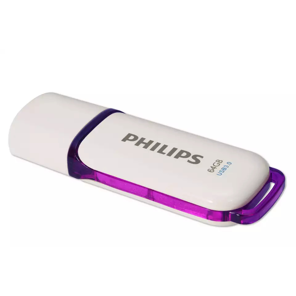 Флешка 64Gb USB 3.0 PHILIPS Snow Edition 3.0, белый (FM64FD75B/97)