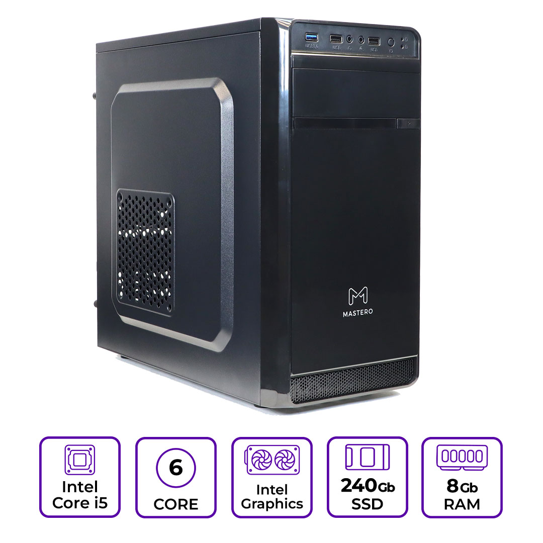 Системный блок Mastero Middle BCM06 (BCM06-I10400-8S240)