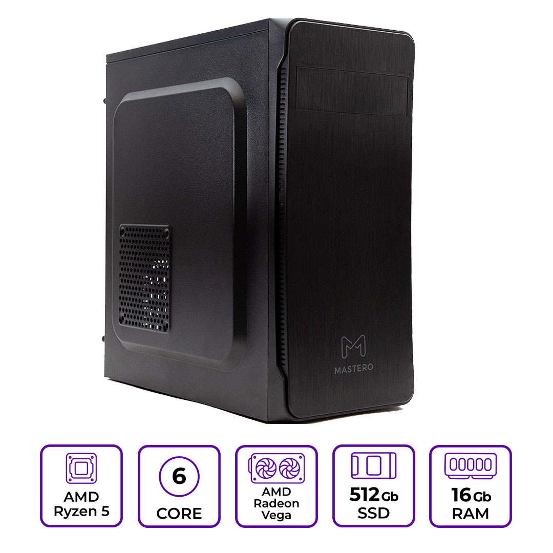 Системный блок Mastero Middle MT05 (MT05-A5600-16S480)