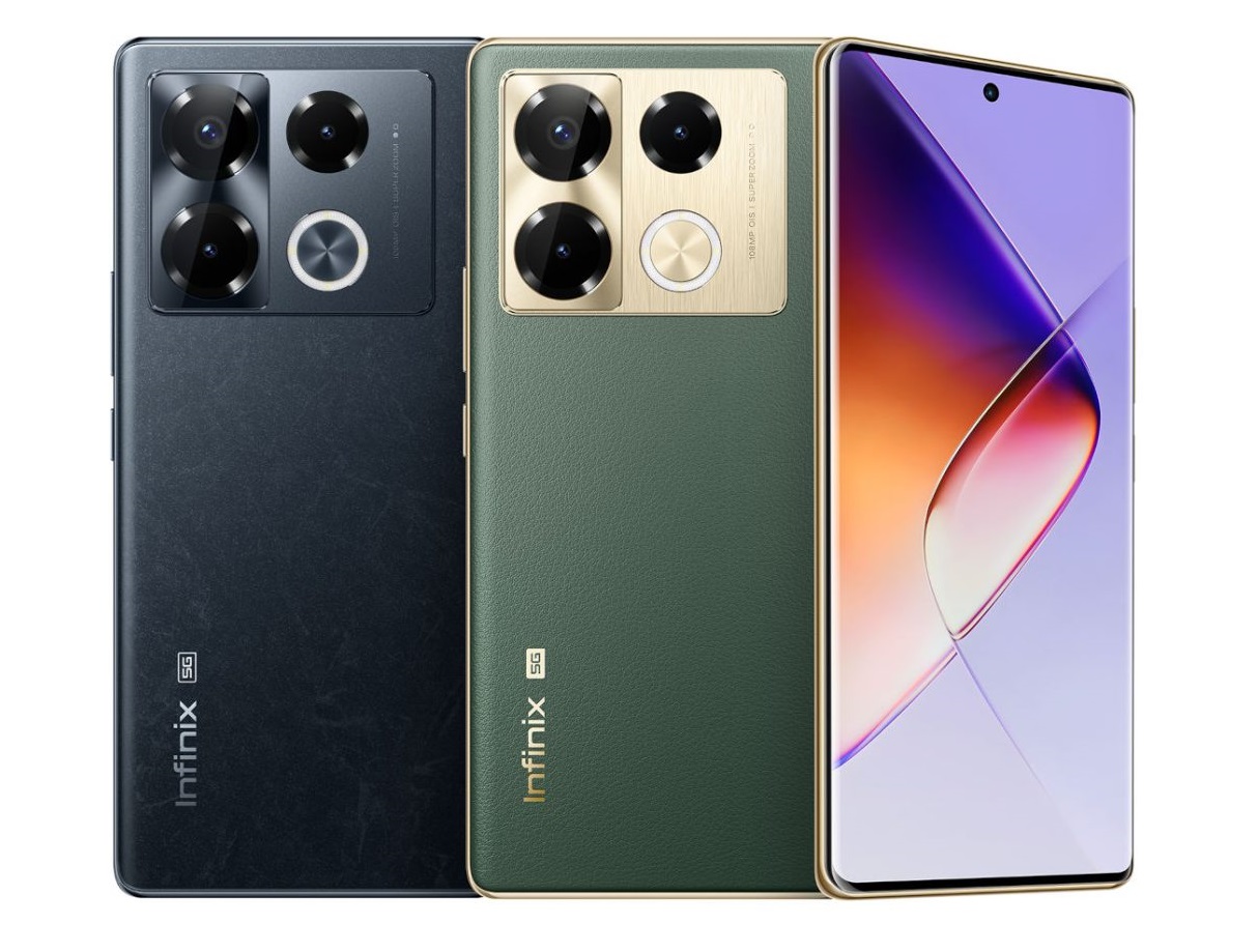 

Смартфон Infinix Note 40 Pro+ 5G, 6.78" 2436x1080 AMOLED, MediaTek Dimensity 7020, 12Gb RAM, 256Gb, 3G/4G/5G, NFC, Wi-Fi, BT, 3xCam, 2-Sim, 5000 мА⋅ч, USB Type-C, Android 14, зеленый (10057574), Note 40 Pro+ 5G