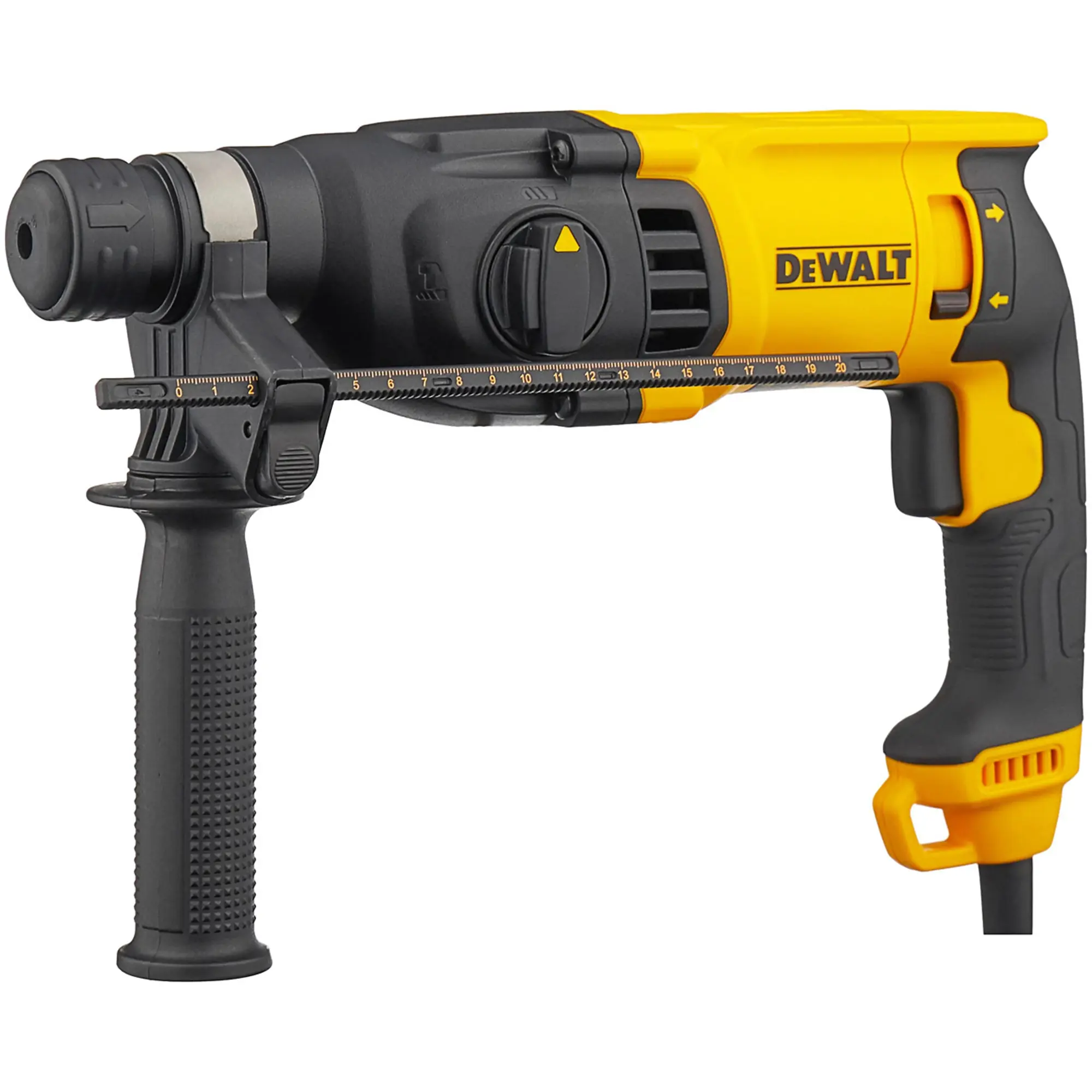 Перфоратор DeWALT D25133K-QS, сетевой, SDS-Plus, 800 Вт, 2.8 Дж, 1500 об/мин, 5500 уд/мин, пластиковый кейс, 2.6 кг (D25133K-QS)