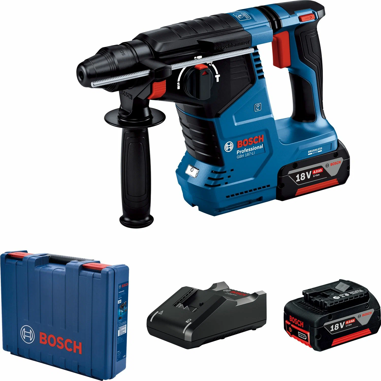 Перфоратор BOSCH GBH 187-LI, SDS-Plus