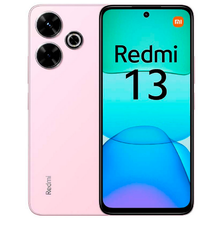 

Смартфон Xiaomi Redmi 13, 6.79" 2400x1080 IPS, MediaTek Helio G91 Ultra, 6Gb RAM, 128Gb, 3G/4G, NFC, Wi-Fi, BT, 2xCam, 2-Sim, 5.03 А·ч, USB Type-C, Android 14, розовый (56073), Redmi 13