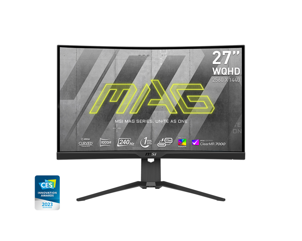 

Монитор 27" MSI MPG 275CQRXF Rapid VA, изогнутый, 2560x1440 (16:9), 400кд/м2, 240 Гц, 1 мс, 178°/178°, HDMI, DisplayPort, USB Type-C, USB-Hub, черный (9S6-3CD04H-061), 275CQRXF