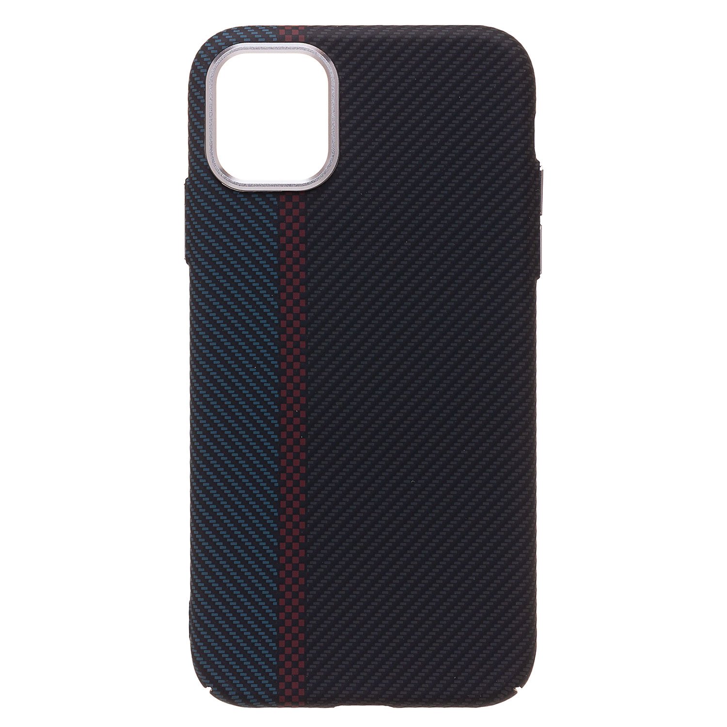 

Чехол-накладка Luxo Creative PC для смартфона Apple iPhone 11, TPU, черный/синий 120 (230976)
