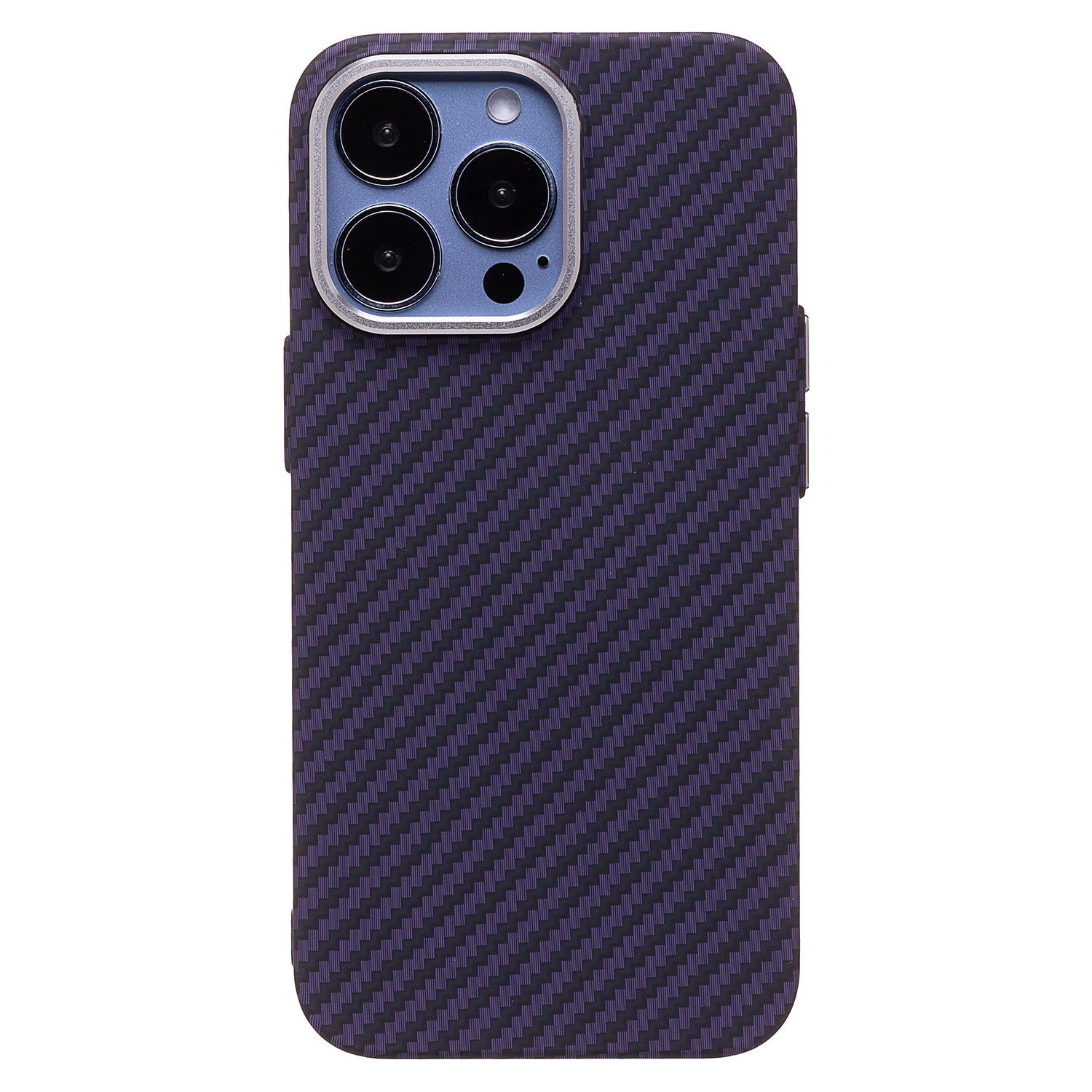 

Чехол-накладка Luxo Creative PC для смартфона Apple iPhone 13 Pro, TPU, темно-фиолетовый 120 (230967)