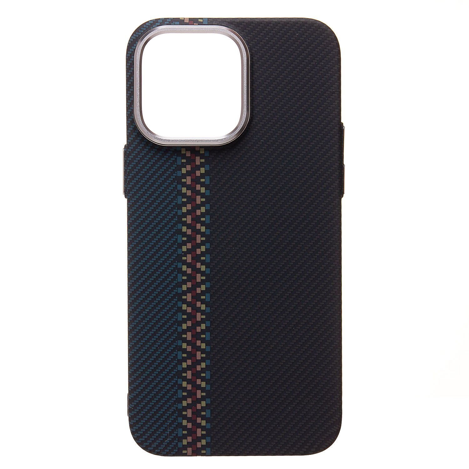

Чехол-накладка Luxo Creative PC для смартфона Apple iPhone 14 Pro Max, TPU, черный/синий 120 (230964)