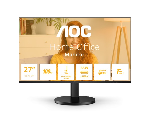 Монитор 27" AOC Home Office Q27B3CF2 черный