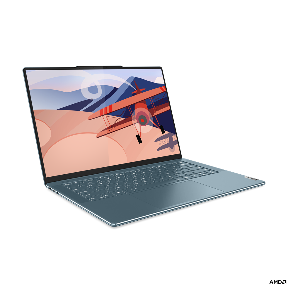 

Ноутбук Lenovo Yoga Slim 7 14APU8 14.5" OLED 2944x1840, AMD Ryzen 7 7840S 3.3 ГГц, 16Gb RAM, 512Gb SSD, W11, бирюзовый (83AA001CRU), 14APU8