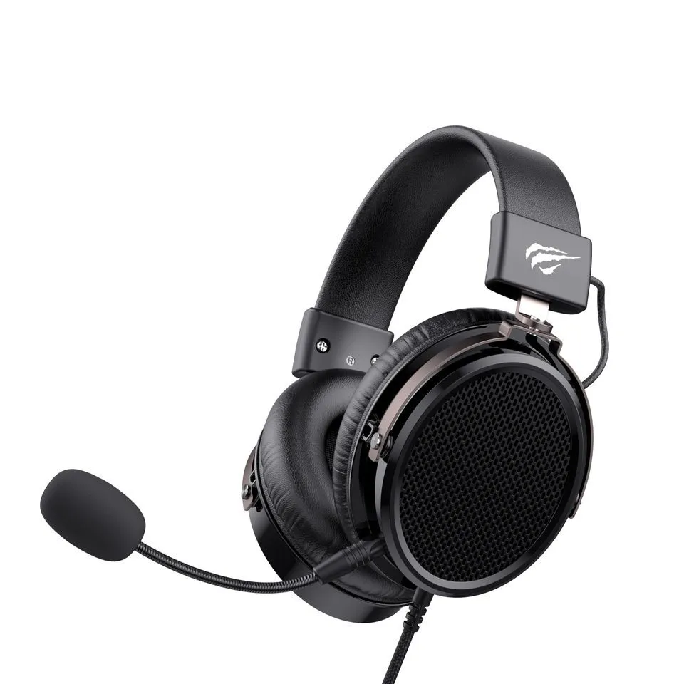 

Проводная гарнитура Havit H2030d, Jack 3.5 мм., черный (H2030d Black/Ochre), H2030d