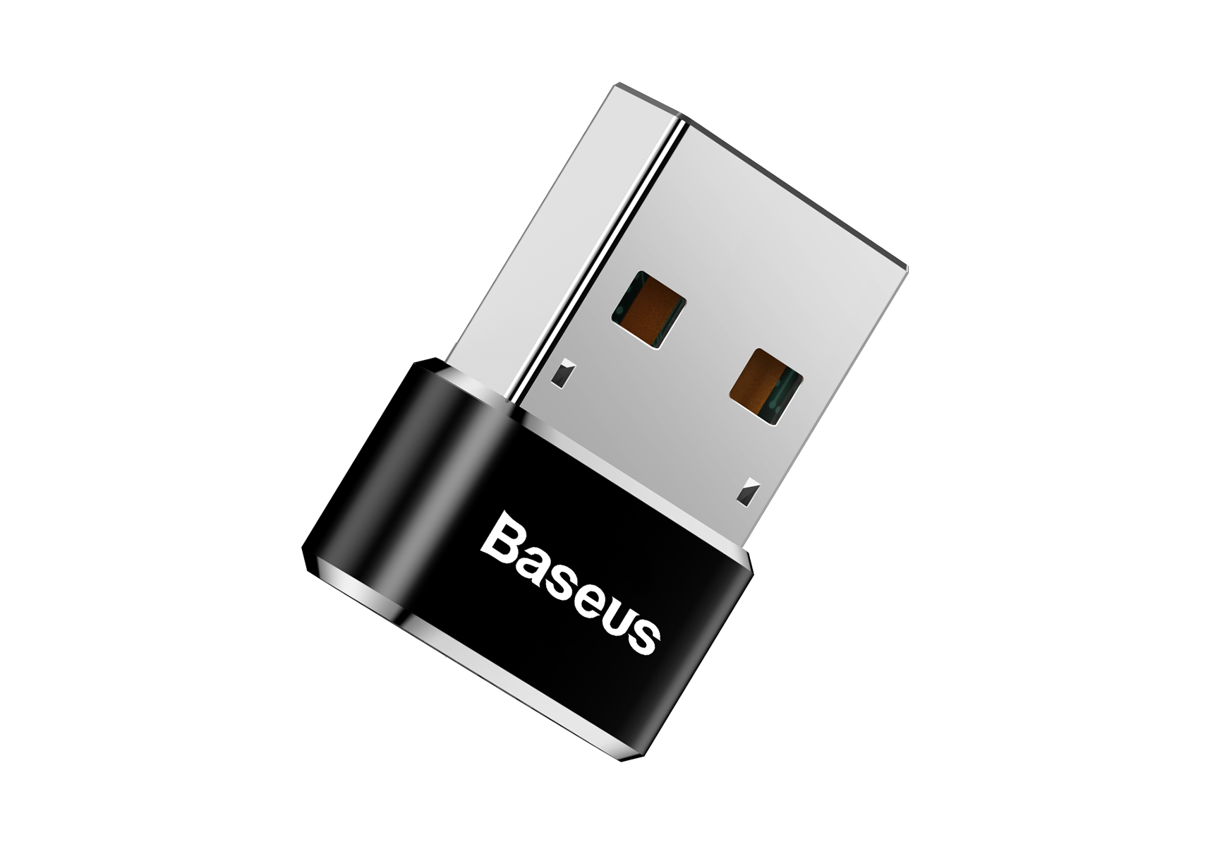 

Переходник (адаптер) USB-USB Type-C, OTG, 5А, черный, Baseus (CAAOTG-01)