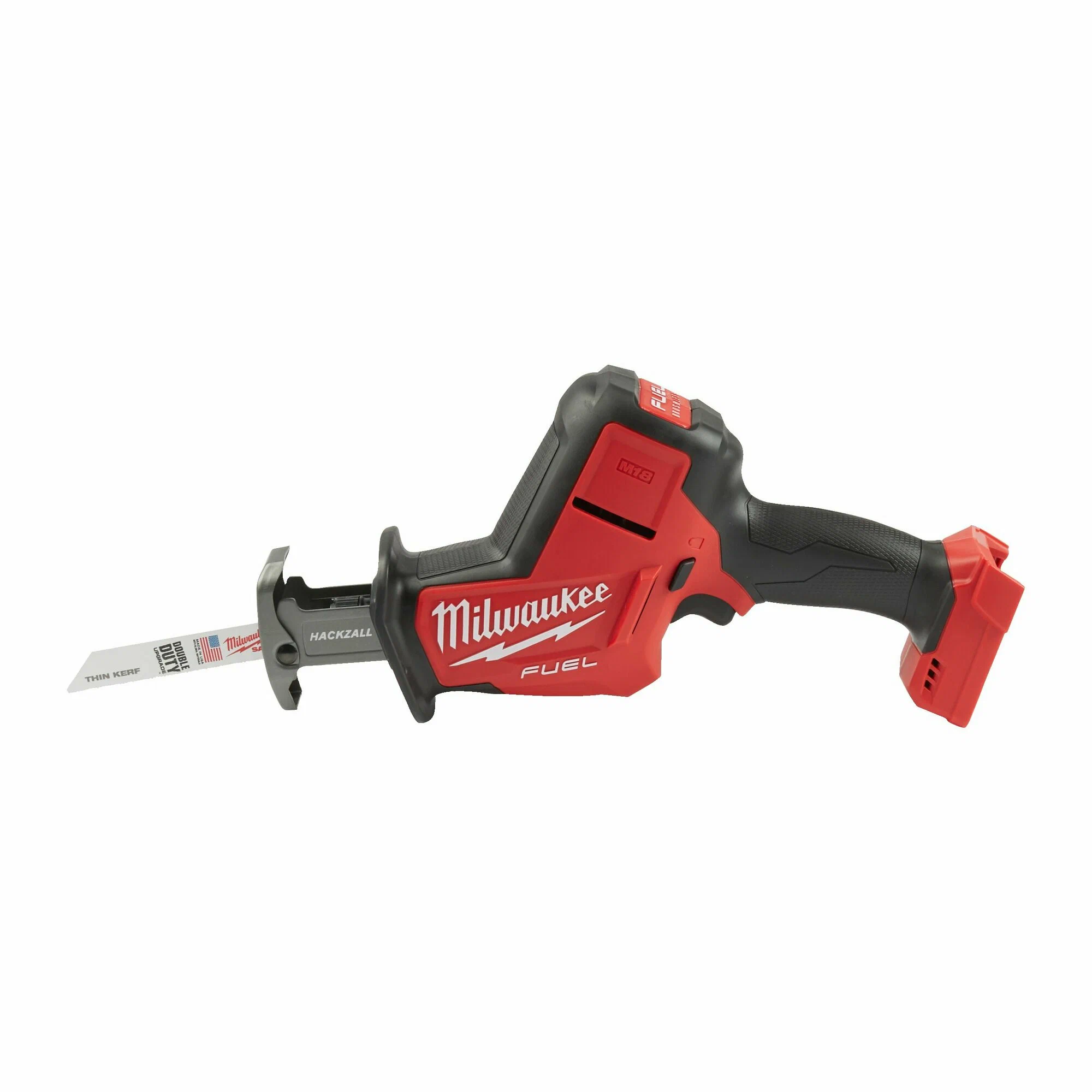 Сабельная пила Milwaukee M18 FUEL FHZ-0X, аккумуляторная, подсветка, Li-Ion, 18 В, бесключевая замена оснастки, поставляется без аккумуляторов и зарядного устройства (4933459887)