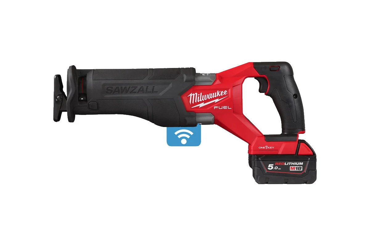 

Сабельная пила Milwaukee M18 FUEL ONEFSZ-502X, аккумуляторная, подсветка, Li-Ion, 18 В, 5 А·ч, бесключевая замена оснастки (4933478294), M18 FUEL ONEFSZ-502X