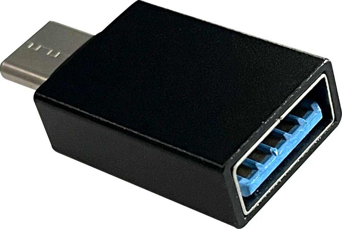 

Переходник (адаптер) USB-USB Type-C, черный, Buro (BU-USB2-AF-CM)