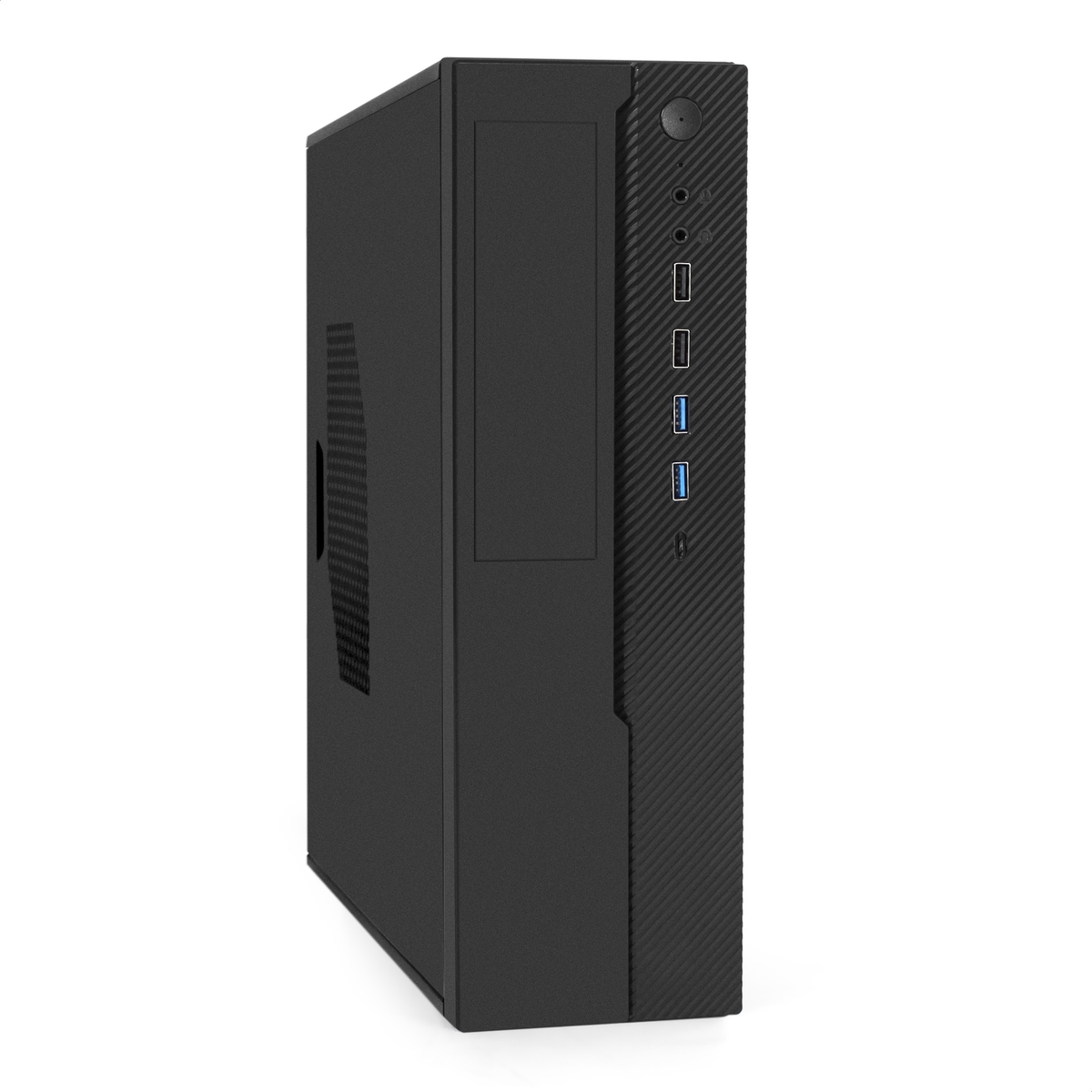 Корпус ExeGate MI-641-01/TPS350, mATX, Desktop, 2xUSB 3.2, черный, 350 Вт (EX296198RUS)