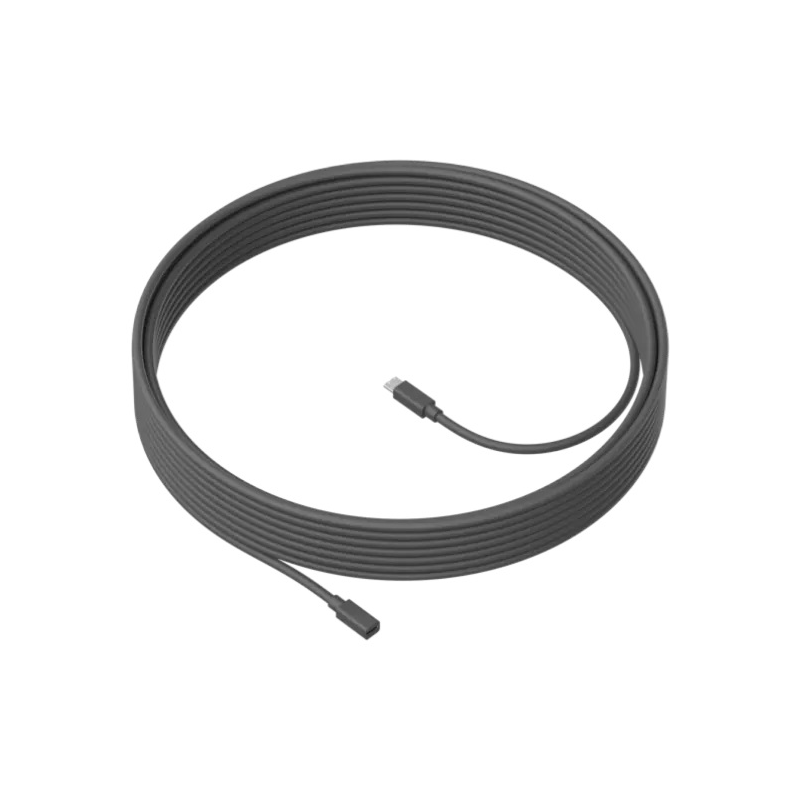 

Кабель-удлинитель Logitech MIC CABLE for MeetUp 10m, совместимость: Logitech MeetUP, 10м, черный (950-000005), MIC CABLE for MeetUp 10m