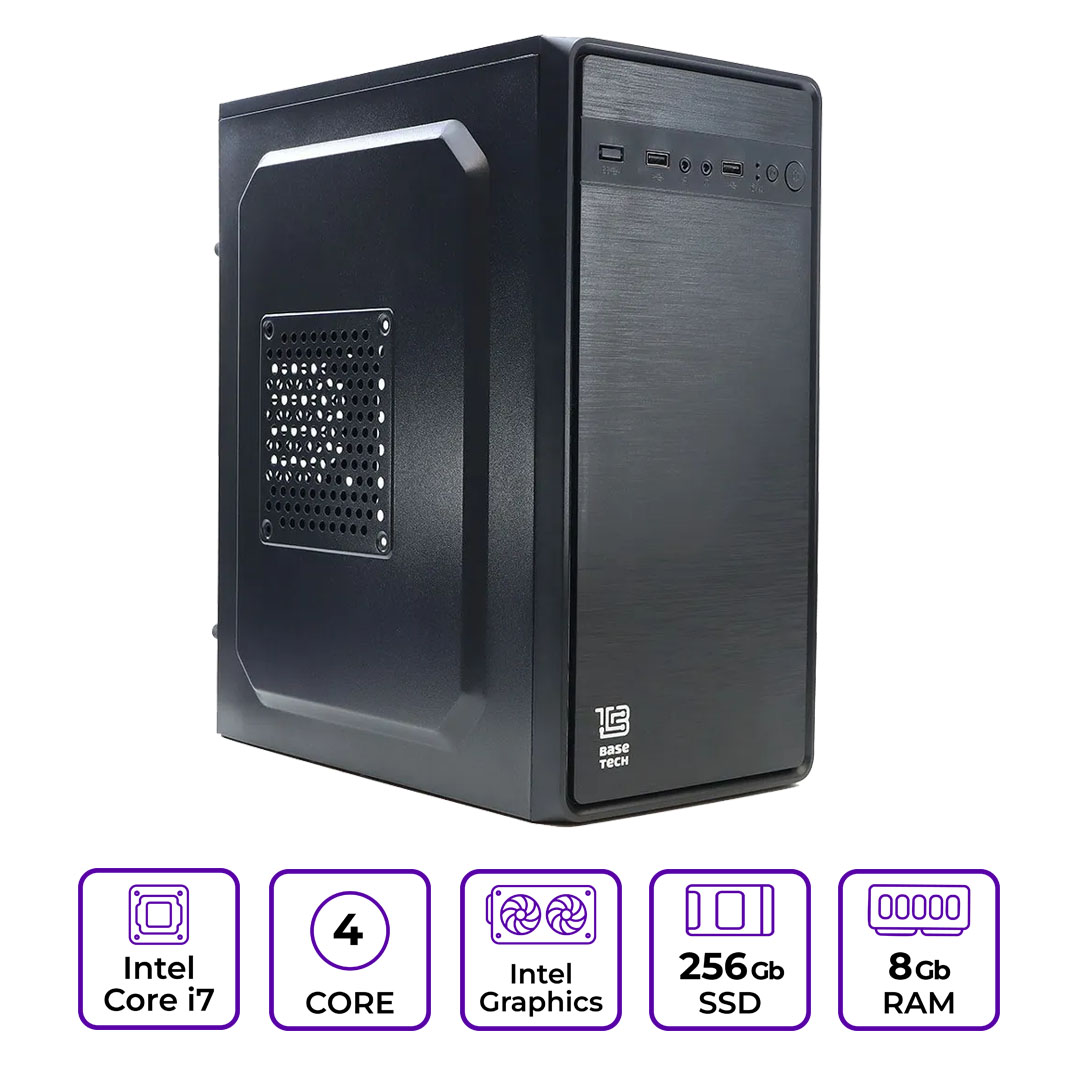 

Системный блок Mastero Middle OT18, Intel Core i7 4790 3.6 ГГц, 8Gb RAM, 256Gb SSD HD Graphics, DOS, черный (OT18-I4790-8S256), OT18
