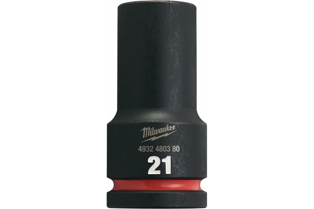 

Головка торцевая Milwaukee Shockwave 4932480380, глубокая, ударная, шестигранная, 2.1 см, 3/4" (4932480380), 4932480380