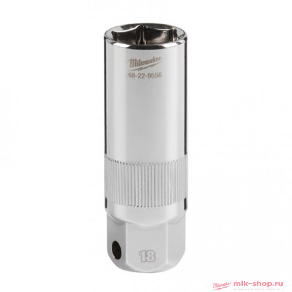

Головка торцевая свечная Milwaukee Shockwave 4932480680, глубокая, шестигранная, 1.8 см, 3/8" (4932480680), 4932480680