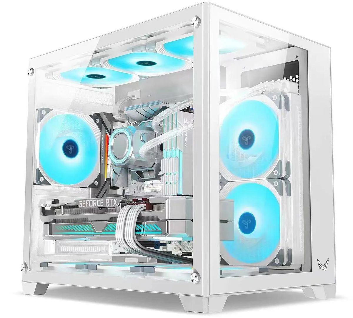 Корпус Formula Crystal Z5, mATX, Mini-Tower, USB 3.0, белый, без БП (CRYSTAL Z5)