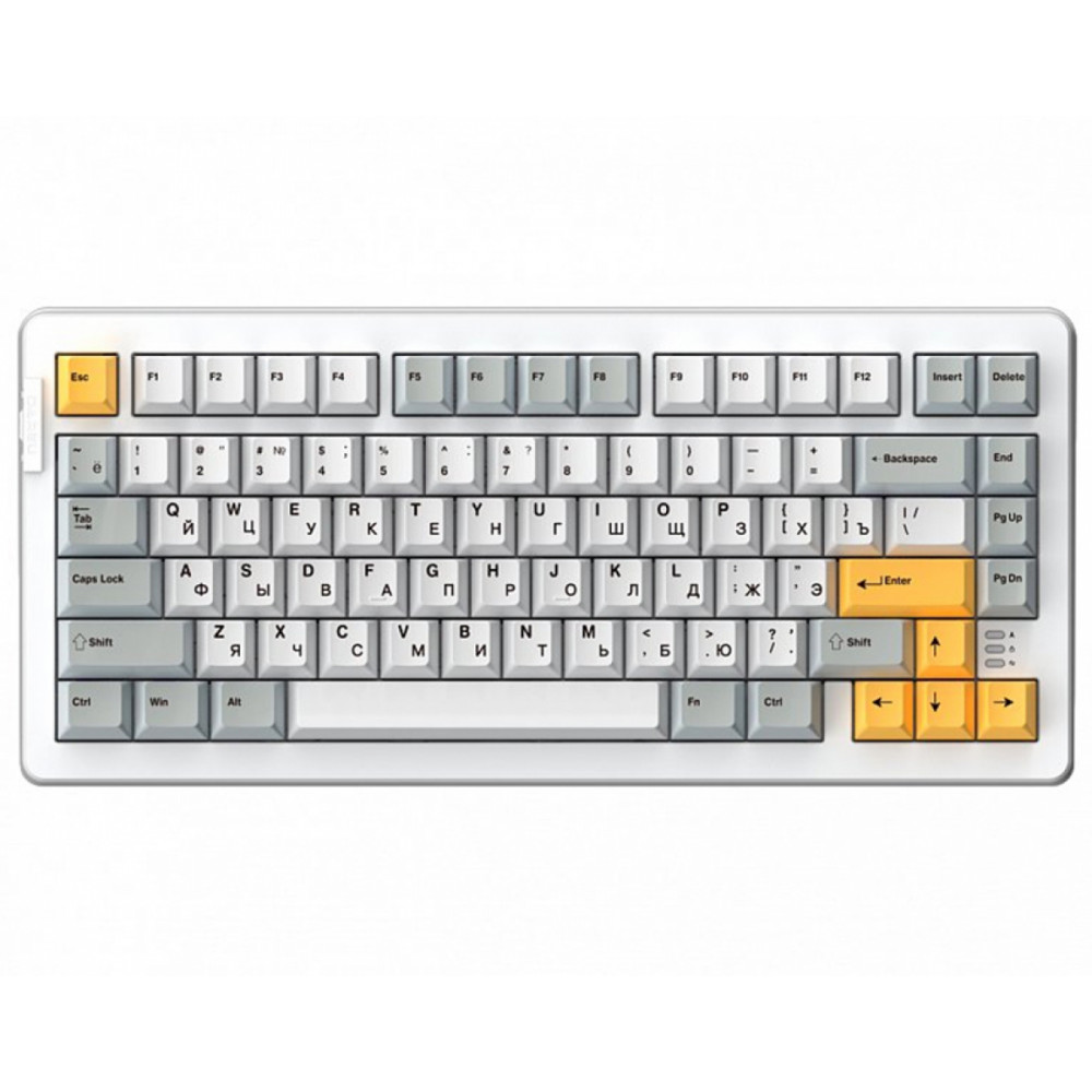 

Клавиатура проводная Dareu A81 , механическая, Dareu Dream, USB, белый (A81 White-Yellow), A81