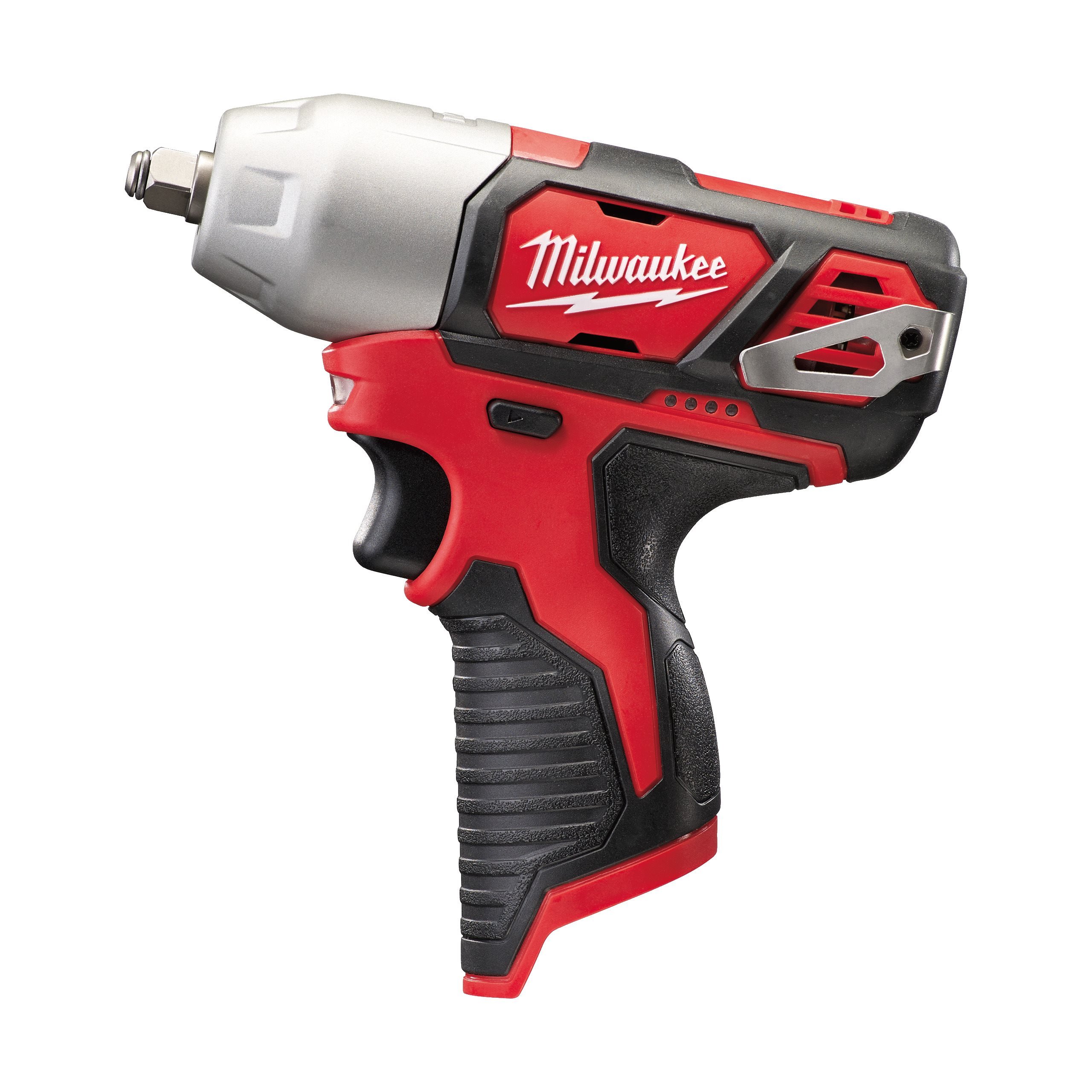 

Гайковерт Milwaukee M12 BIW38-0, аккумуляторный, ударный, 135 нм, 3/8" квадратный с фрикционным кольцом, Li-Ion, 12 В, 1 кг (4933441985) поставляется без аккумуляторов и зарядного устройства, M12 BIW38-0