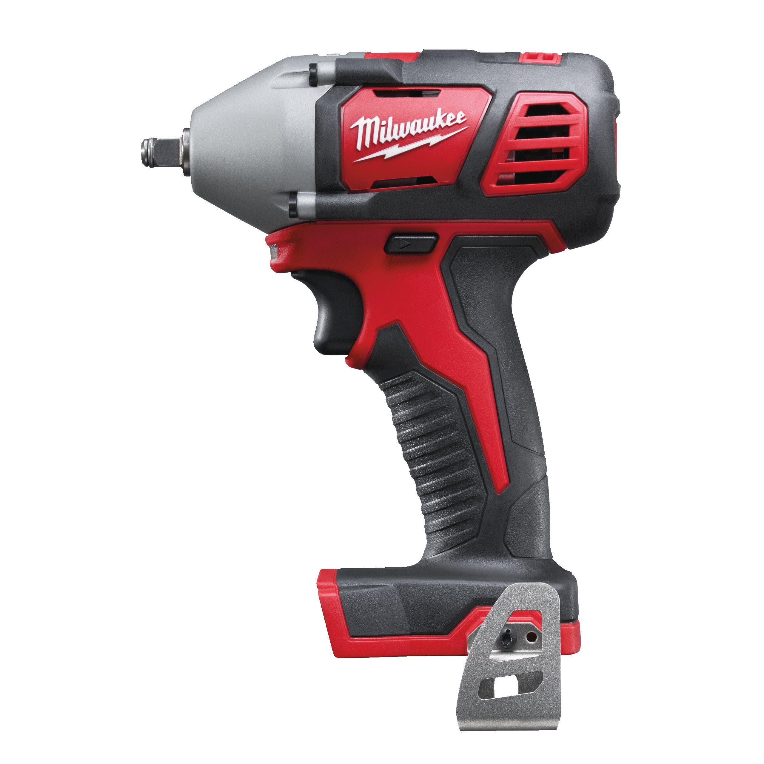 

Гайковерт Milwaukee M18 BIW38-0, аккумуляторный, ударный, 210 нм, 3/8" квадратный с фрикционным кольцом, Li-Ion, 18 В, 1.9 кг (4933443600) поставляется без аккумуляторов и зарядного устройства, M18 BIW38-0