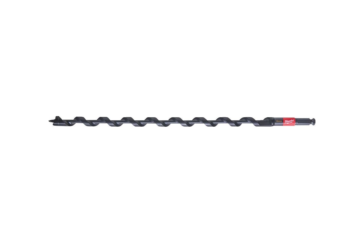 

Сверло винтовое ⌀18 мм x 460 мм/395 мм, по дереву, Milwaukee Impact Linemans, 1 шт. (48136758)