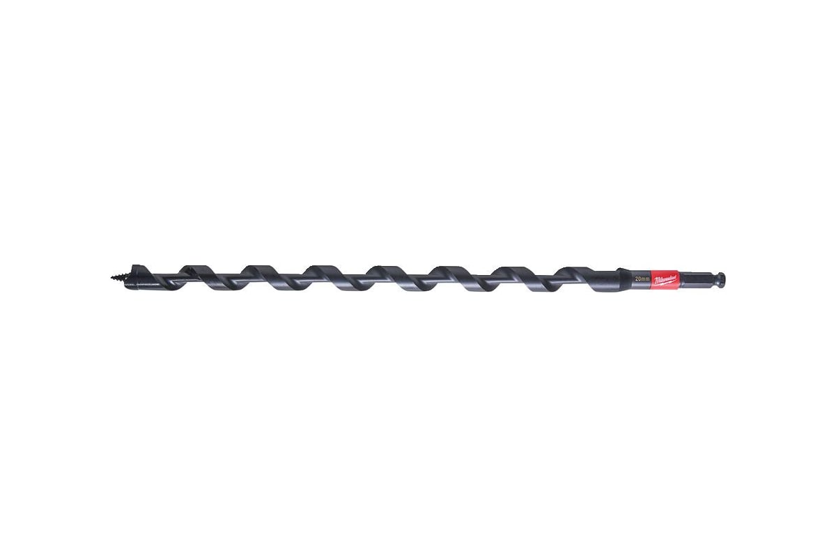 

Сверло винтовое ⌀20 мм x 460 мм/395 мм, по дереву, Milwaukee Impact Linemans, 1 шт. (48136760)