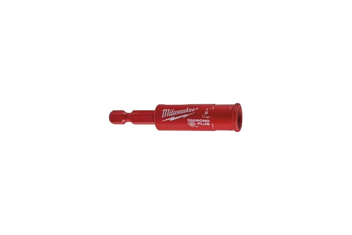 

Коронка Milwaukee Diamond Plus ⌀ 1.2 см, хвостовик: шестигранный (1/4HEX - E), алмазная, стекло, кафель (49560511)
