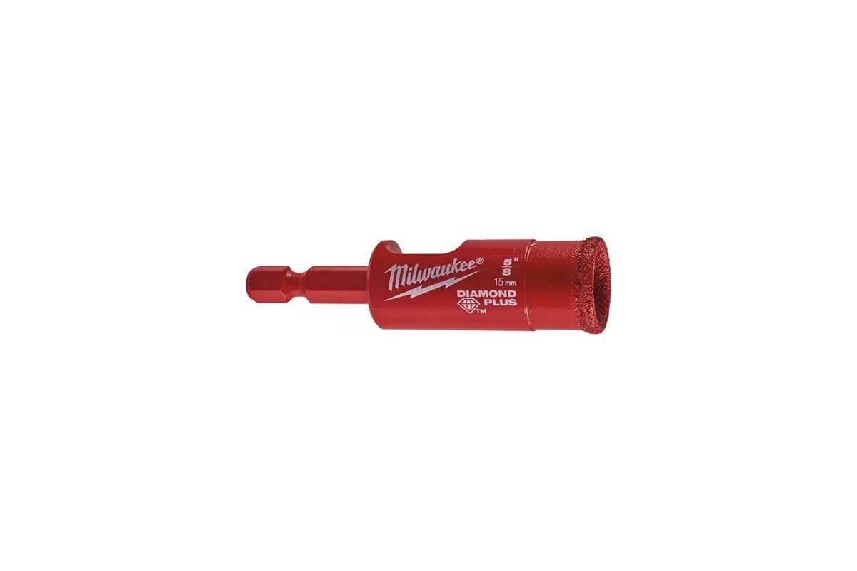 

Коронка Milwaukee Diamond Plus ⌀ 1.5 см, хвостовик: шестигранный (1/4HEX - E), алмазная, стекло, кафель (49560513)
