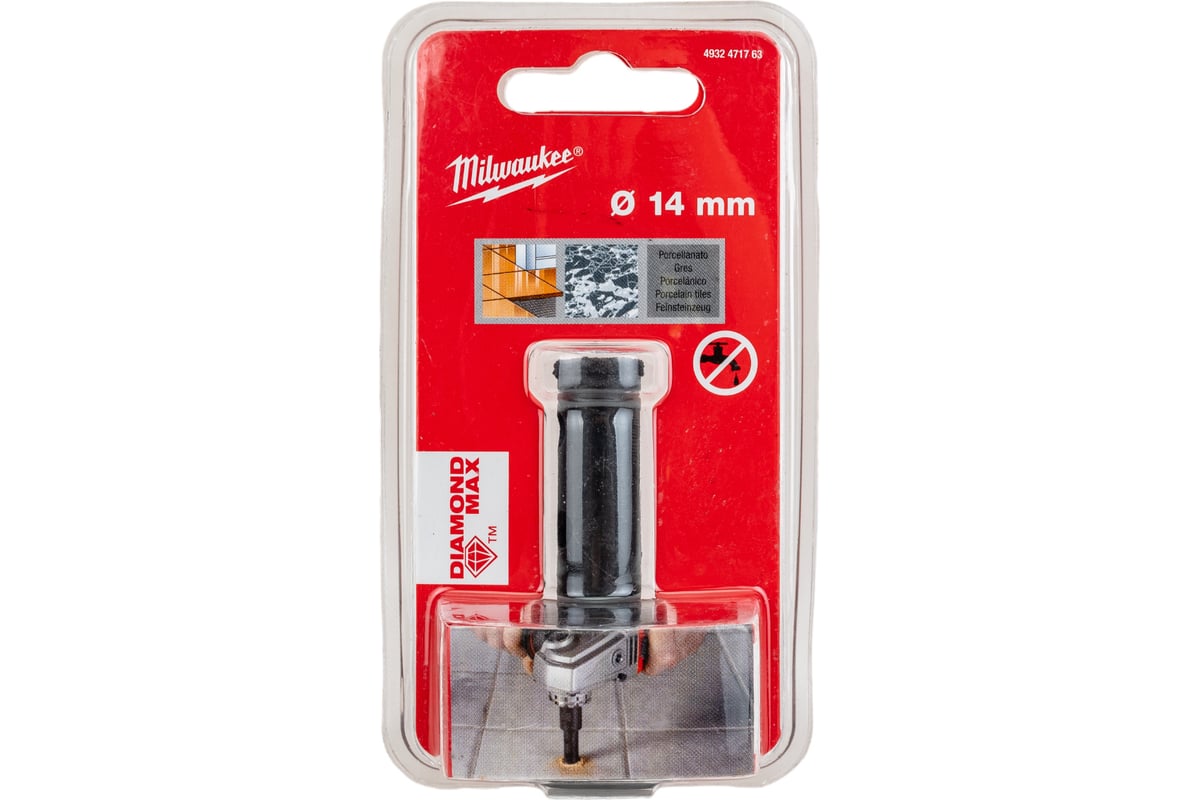 

Коронка Milwaukee Diamond MAX ⌀ 1.4 см, хвостовик: М14, алмазная, керамика, камень, стекловолокно (4932471763)