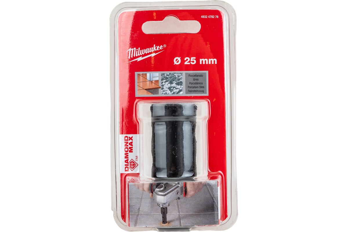 

Коронка Milwaukee Diamond MAX ⌀ 2.5 см, хвостовик: М14, алмазная, керамика, камень, стекловолокно (4932478278)