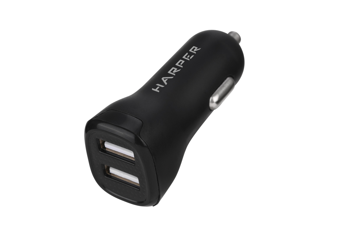 

Автомобильное зарядное устройство Harper CCH-6220, 2xUSB, 2.1А, 12 Вт, черный (CCH-6220 black), CCH-6220