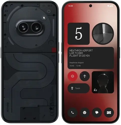 

Смартфон Nothing Phone 2a, 6.7" 2412x1084 AMOLED, MediaTek Dimensity 7200 Pro, 12Gb RAM, 256Gb, 3G/4G/5G, NFC, Wi-Fi, BT, 2xCam, 2-Sim, 5000 мА⋅ч, USB Type-C, Android 13, черный (A10400050), Phone 2a