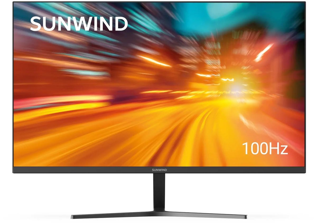 

Монитор 23.8" Sunwind SM-24FI223 IPS, 1920x1080 (16:9), 250кд/м2, 100 Гц, 6 мс, 178°/178°, VGA, HDMI, DisplayPort, черный (SM24SB02), SM-24FI223