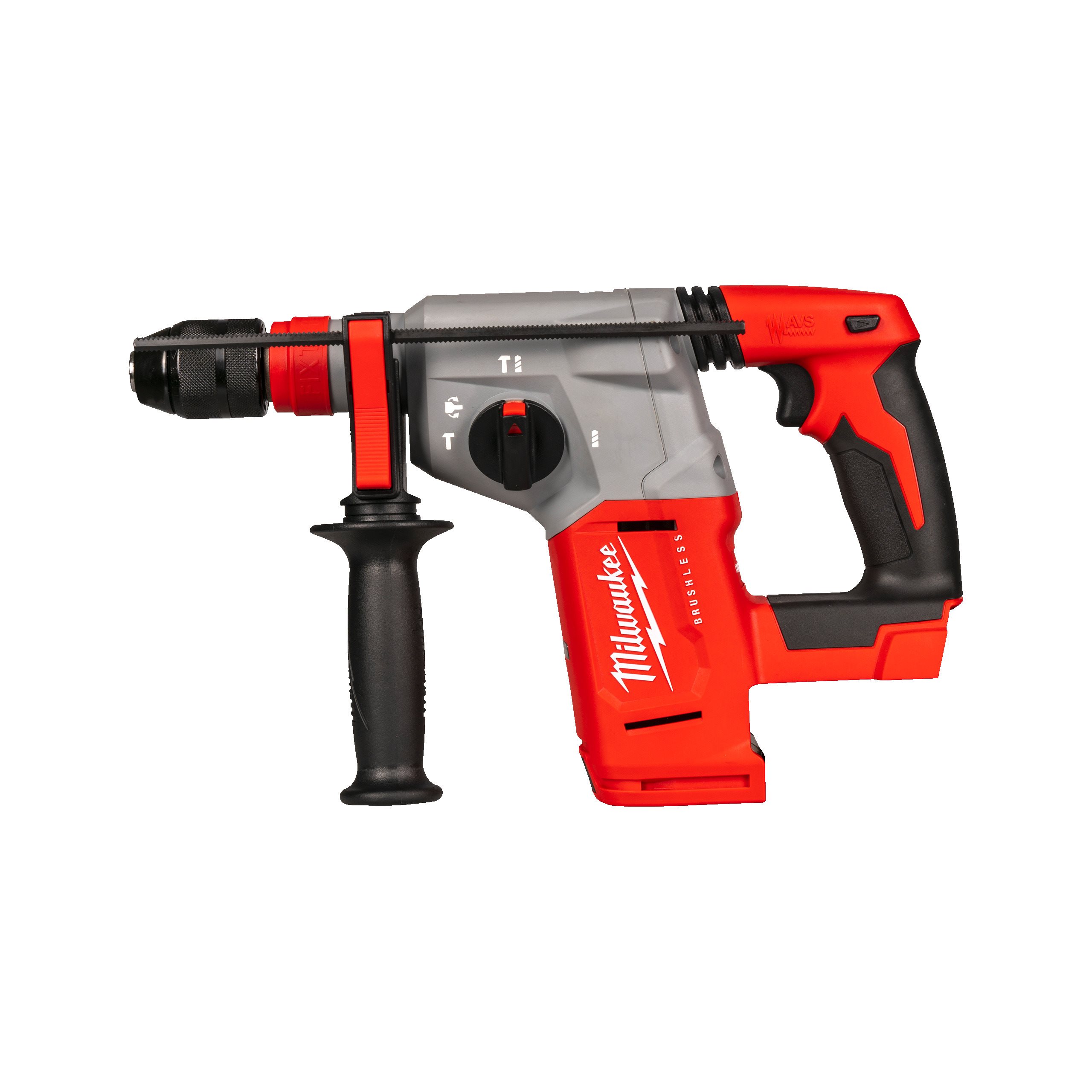 

Перфоратор Milwaukee M18 BLHX-0X, аккумуляторный, SDS-Plus, 2.3 Дж, 1400 об/мин, 5100 уд/мин, 18V, Li-Ion, пластиковый кейс, 3.5 кг (4933478891) поставляется без аккумуляторов и зарядного устройства, M18 BLHX-0X