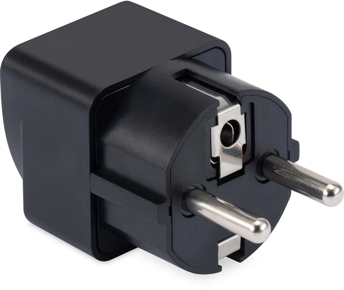 

Переходник питания (адаптер) Europlug(M)-US/UK(f) прямая вилка, 10А, черный SunWind (SW-A120B)