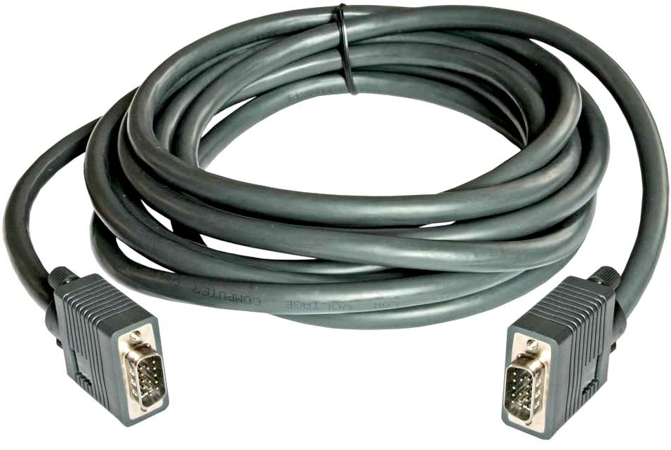 

Кабель VGA(15M)-VGA(15M), 7.6 м, черный Kramer (C-GM/GM-25)