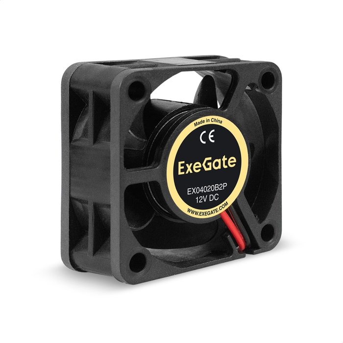 

Вентилятор ExeGate 12В DC, 40 мм, 7000rpm, 30 дБ, 2-pin, 1шт, черный (EX295219RUS), 12В DC