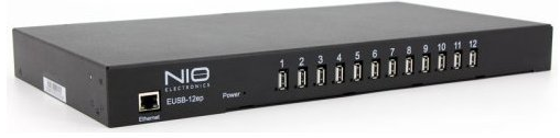 

Концентратор сетевой Nio-Electronics EUSB 12EP, 1xGLAN, 12xUSB 2.0, черный (NIO-EUSB 12EP), EUSB 12EP