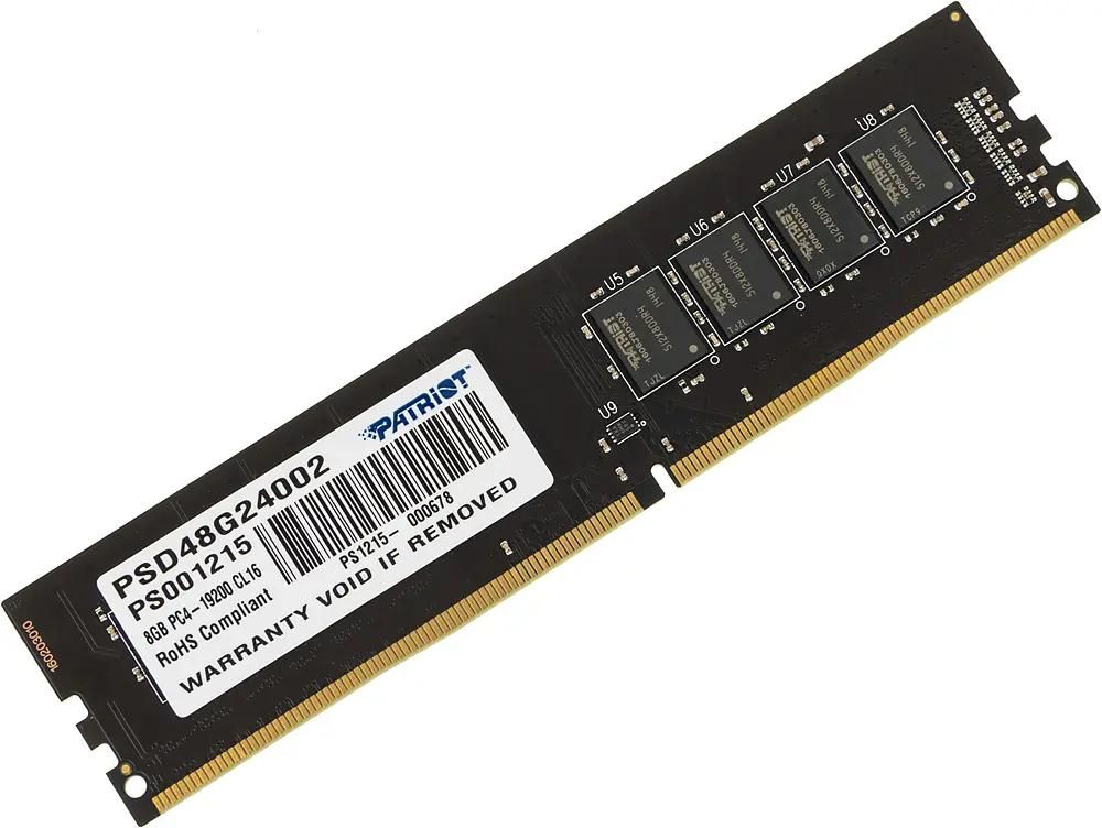 

Память DDR4 DIMM 8Gb, 2400MHz, CL16, 1.2V, Patriot Memory Signature Line (PSD48G24002) Retail, PSD48G24002