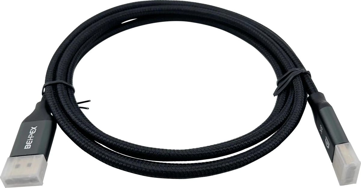 Кабель DisplayPort(20M)-DisplayPort(20M), v1.4/1.4, 2 м