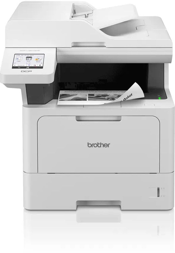 МФУ Brother DCP-L5510DW, A4, ч/б, сетевой, Wi-Fi, USB