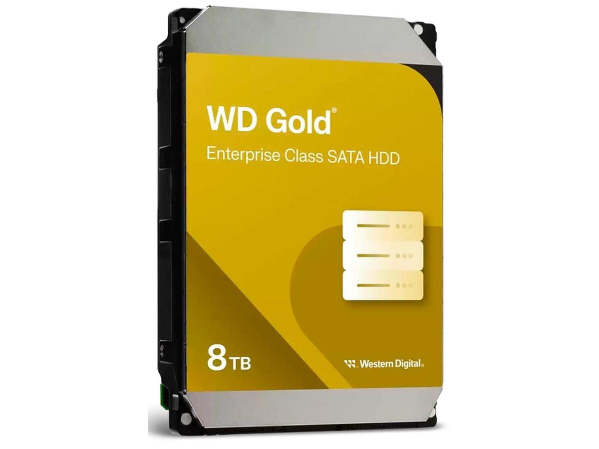 

Жесткий диск (HDD) Western Digital 8Tb Gold, 3.5", 7.2K, 256Mb, 512e, SATA3 (WD8005FRYZ)