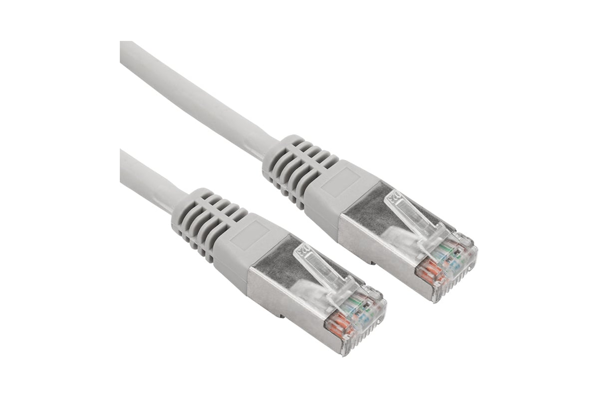 

Патч-корд FTP кат.5e, 0.5 м, RJ45-RJ45, серый, экранированный, LSZH, REXANT (18-8001-1)