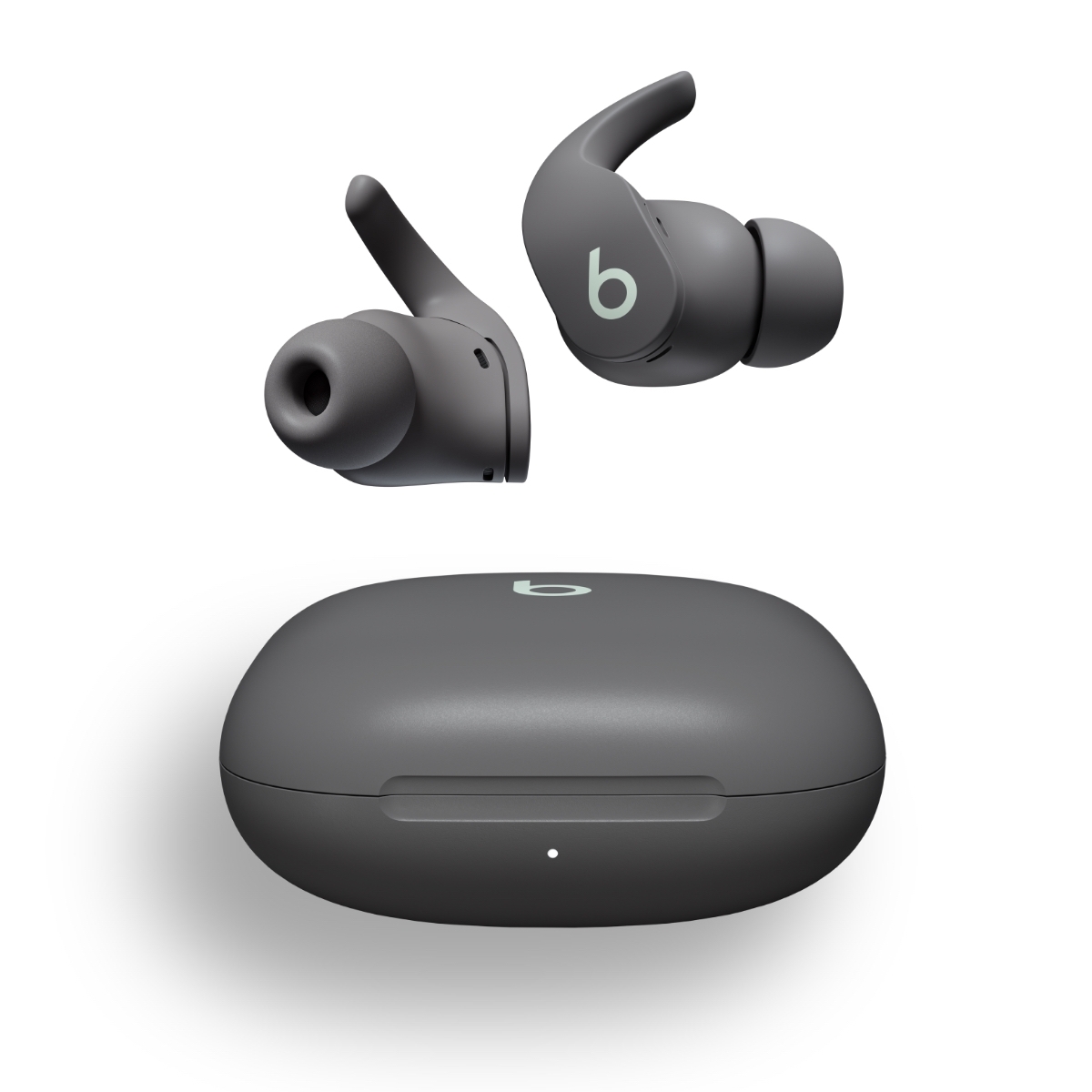 Беспроводная гарнитура BEATS Fit Pro True Wireless, серый (MK2J3PA) б/у, после ремонта, следы эксплуатации, комплект полный